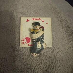 Claire's Festive Holiday Ornament